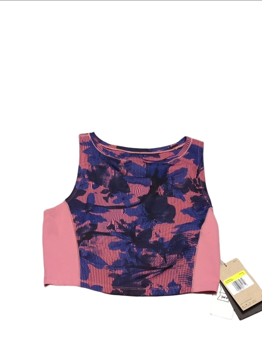 Nike Yoga Tight Fit Floral Crop Tank Size Small